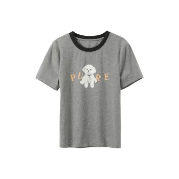 3COLOUR T Shirts Women's Elephant Gray