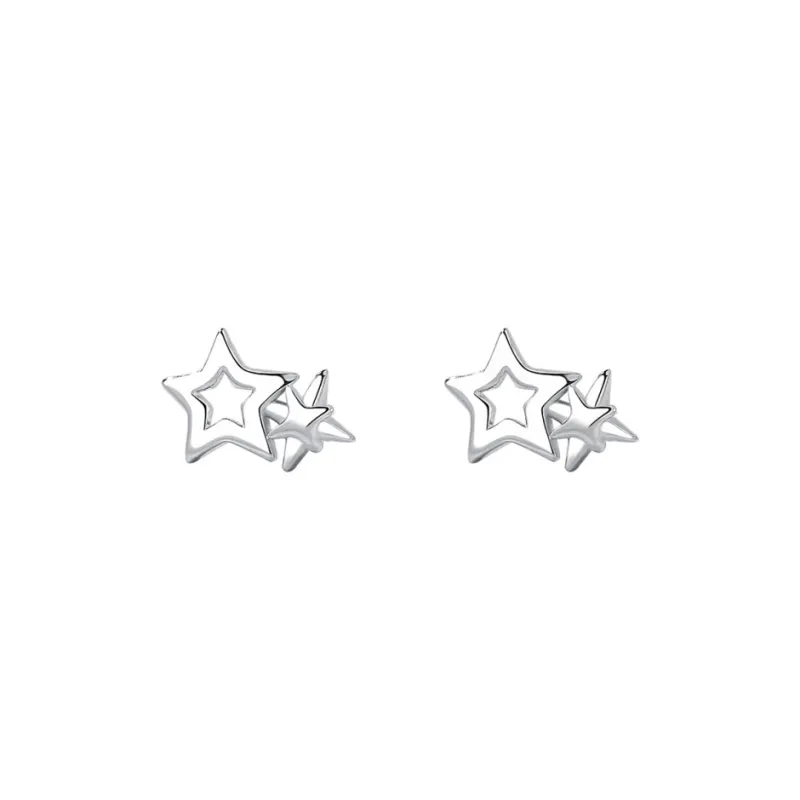 NIANNIANXI S925 Silver Stud Earrings Women's-0
