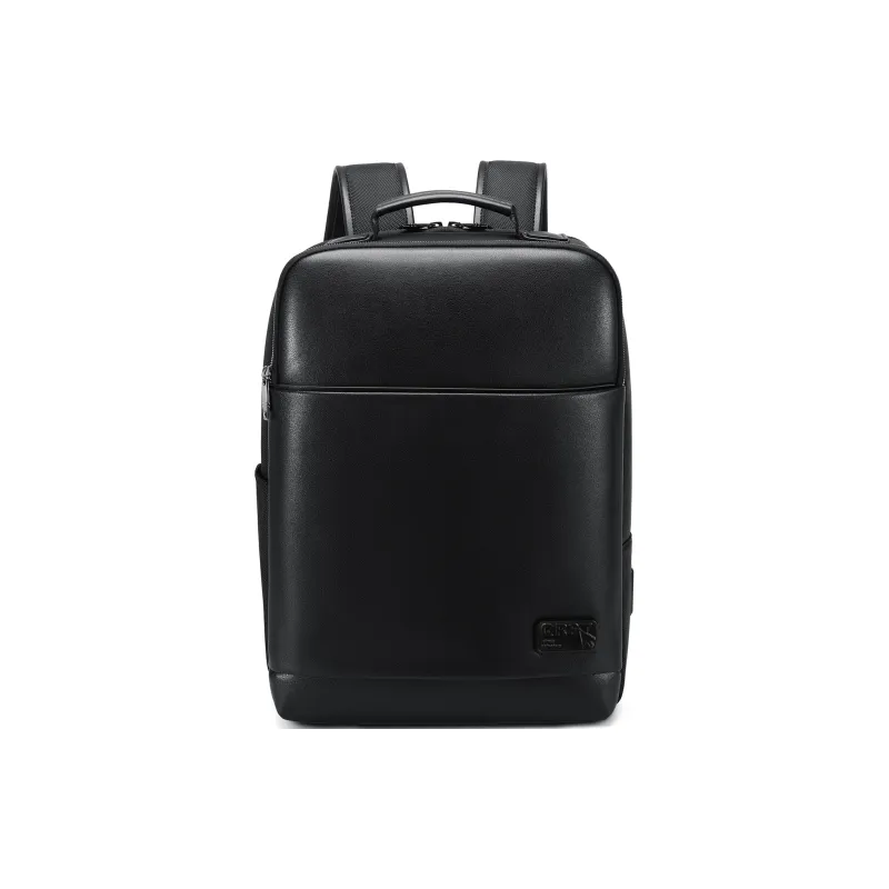 QRST Composite Fabric With Microfiber Laptop Bag Backpack Unisex Black-0