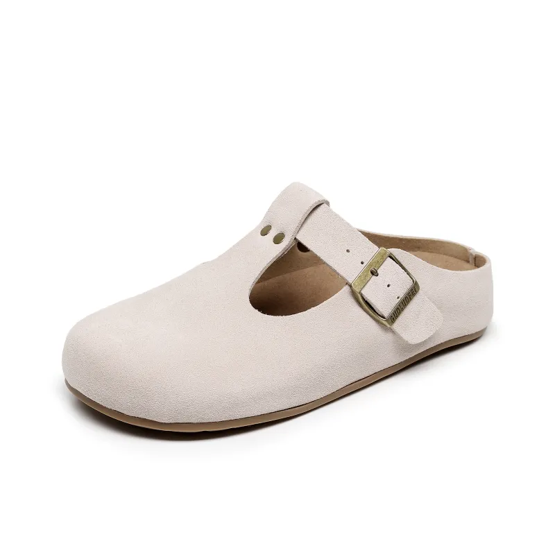 Golofi Rubber Sole Slip Resistant Closed Toe Slippers Women's-11