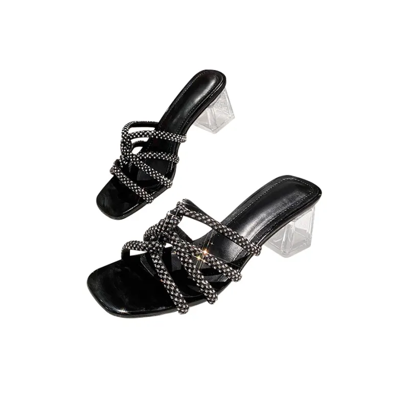 TADSW Slide Slippers Women's Black-3