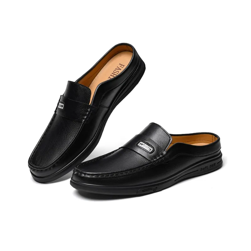 Abango Rubber Sole Slip Resistant Closed Toe Slippers Men's-4
