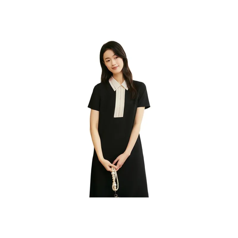Yiner Short Sleeved Dress Women's-0