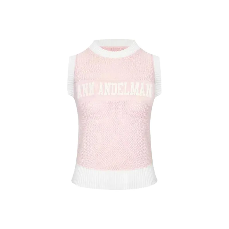 Ann Andelman Tank Tops Women's Pink-0