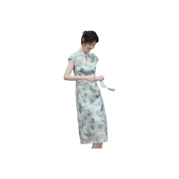 XWI Cheongsams Women's Rain Blue