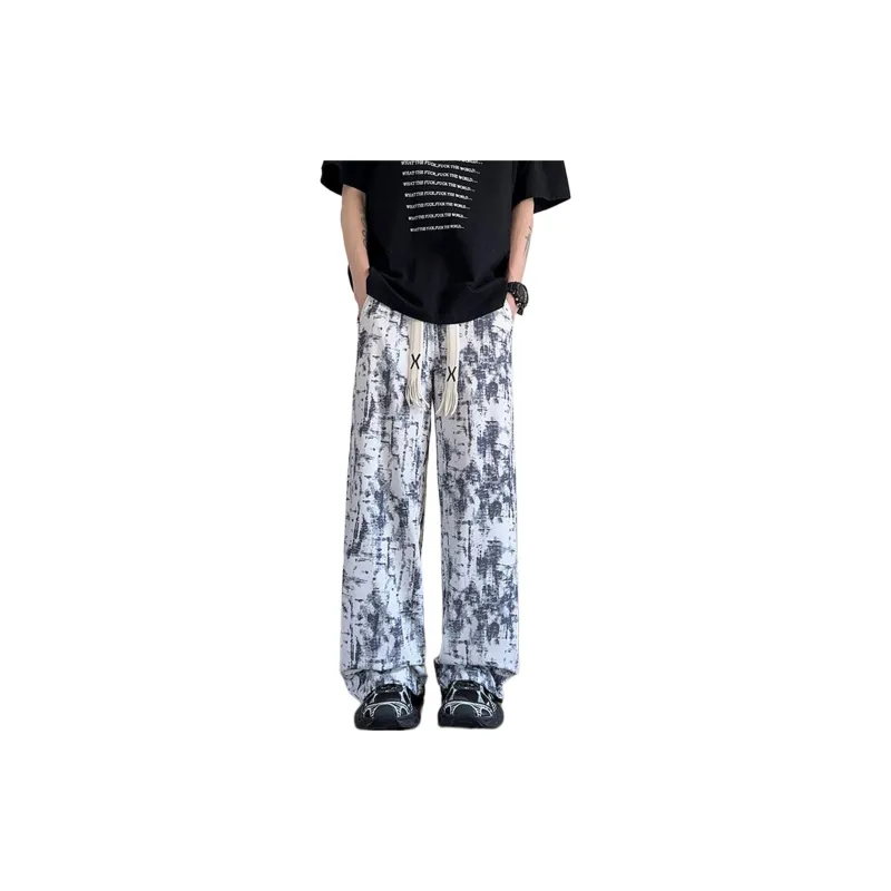 RASHOMONG Casual Pants Unisex-4