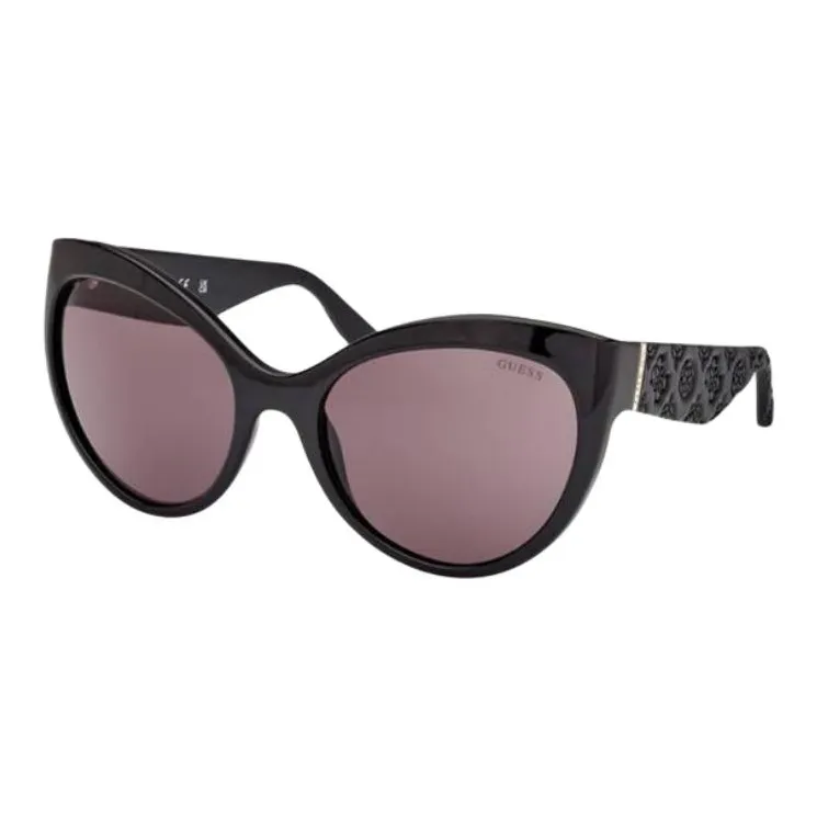 GUESS Injection Cat Eye Sunglasses Women's Black-0
