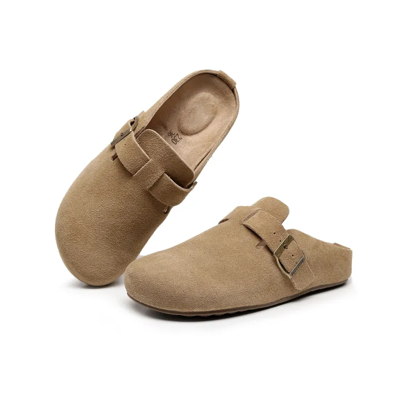 Golofi Rubber Sole Slip Resistant Abrasion Resistant Closed Toe Slippers Women's-2