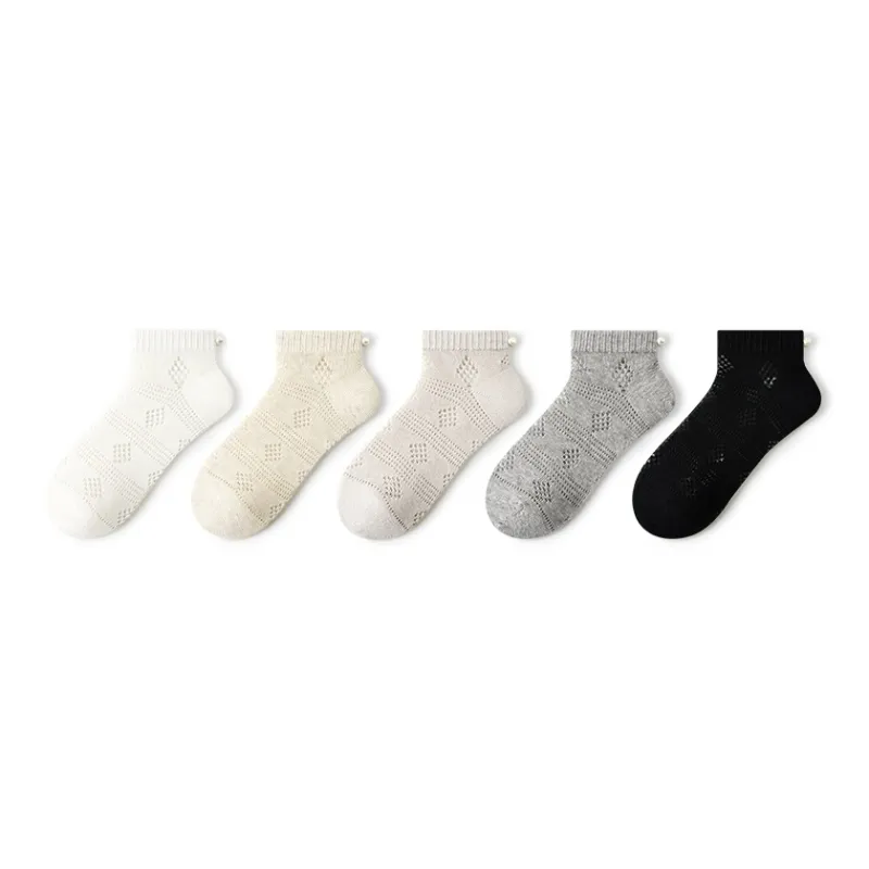 Primeet No Show Socks Women's 5 Pack-0