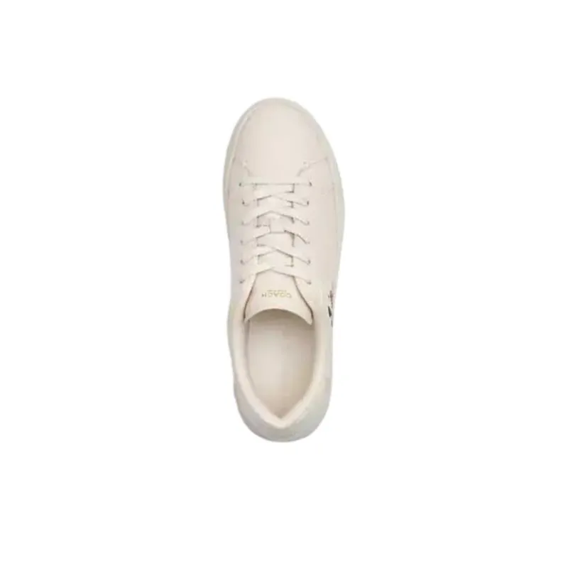 Disney x COACH Highline Low Top Skateboard Shoes Women's White-3
