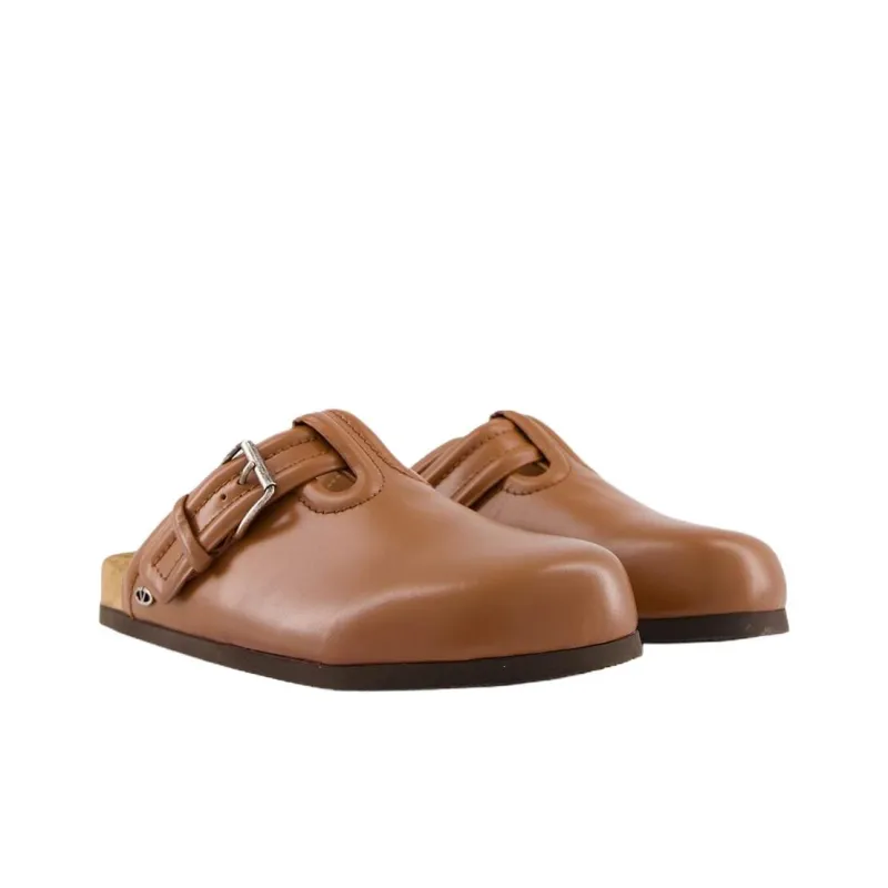 Valentino Almond Toe Buckle Detailed Slippers Women's-2