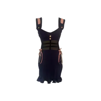 Garbege Slip Dresses Women's Dark Blue