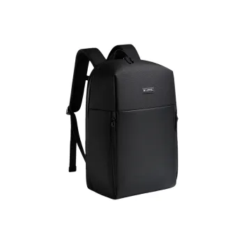 SWISS MILITARY PU With Polyester Backpack Unisex Black