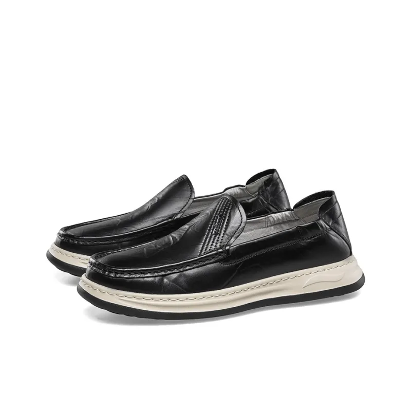 KANGNAI Casual Shoes Men's Black-4
