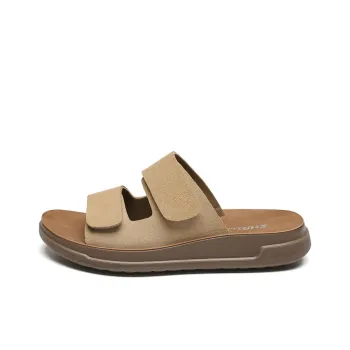 ZHR PU Polyurethane Quiet Abrasion Resistant Slide Slippers Women's