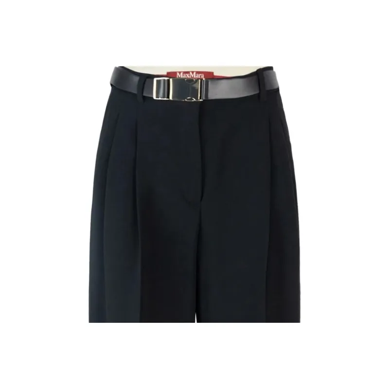 MaxMara Neottia Belted Wide Leg Trousers-2