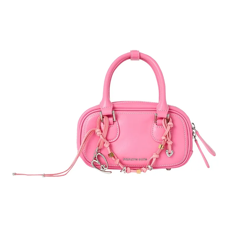 AMAZING SONG Cow Leather Commute Date Campus Shoulder Bag, Crossbody Bag, Handbag Women's Multicolor-13