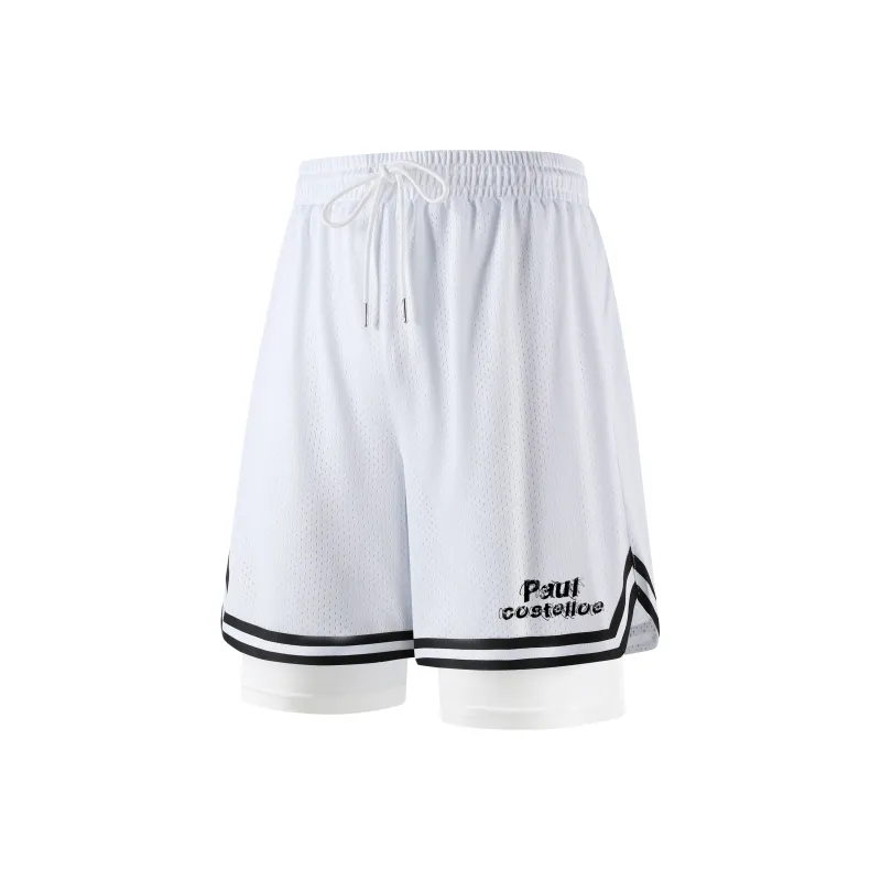 PAUL COSTELLOE Basketball Shorts Unisex-5