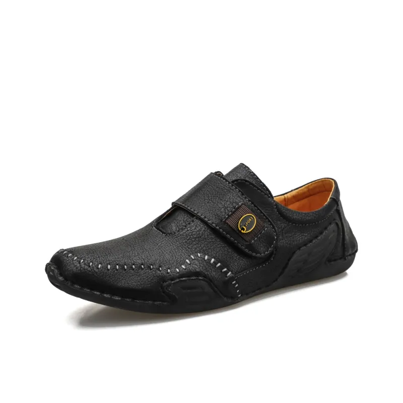 TELENT Shock Absorbers With Slip Resistant Features Low Top Casual Shoes Men's Black-1
