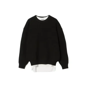 Beams Knitwear Men Clothing Sets Black+White