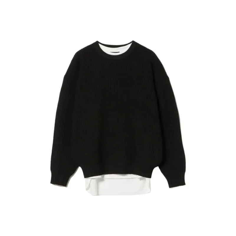 Beams Knitwear Men Clothing Sets Black+White-0