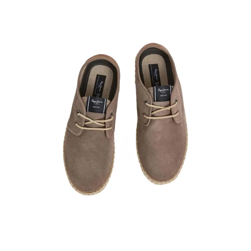 Pepe Jeans Tourist Classic Abrasion Resistant Low Top Canvas Shoes Men's Brown-3