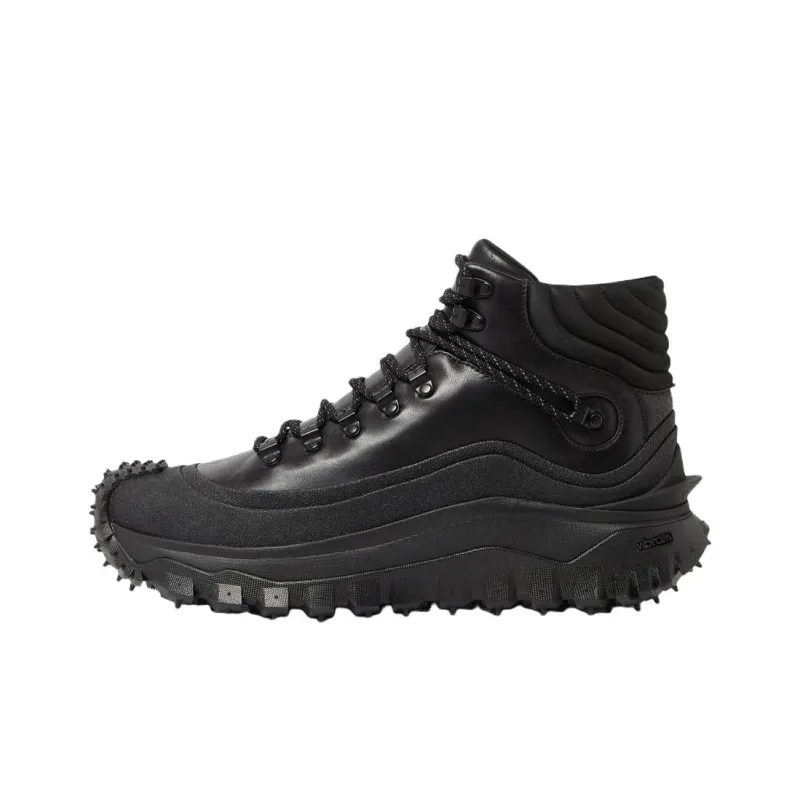 Moncler Trailgrip GTX High Top Casual Shoes Men's Black-0