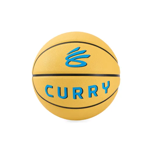 Under Armour x CURRY Rubber Basketball Yellow Size 7 Ball Street Training Unisex