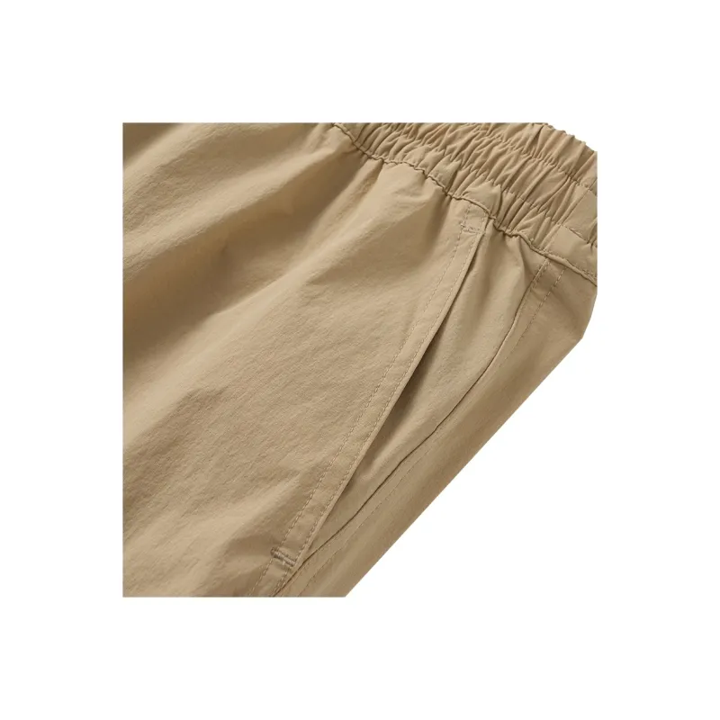 New Era Casual Pants Unisex Khaki-5