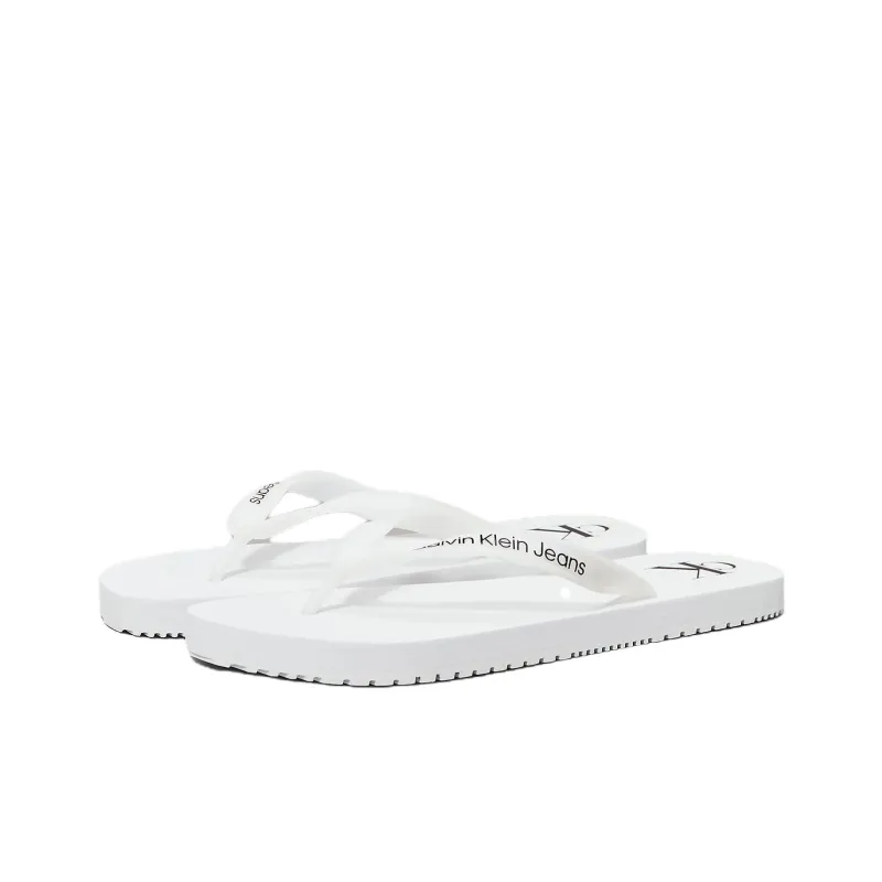 CKJ CALVIN KLEIN JEANS Flip Flops Men's White-1