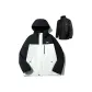 Warm White & Black (3-in-1 Polar Fleece Liner)