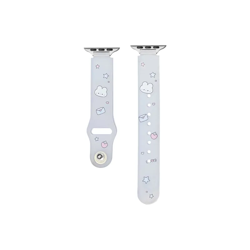 Miss Wrist Apple Compatibility Watch Band 130 180mm Silicone Material-8