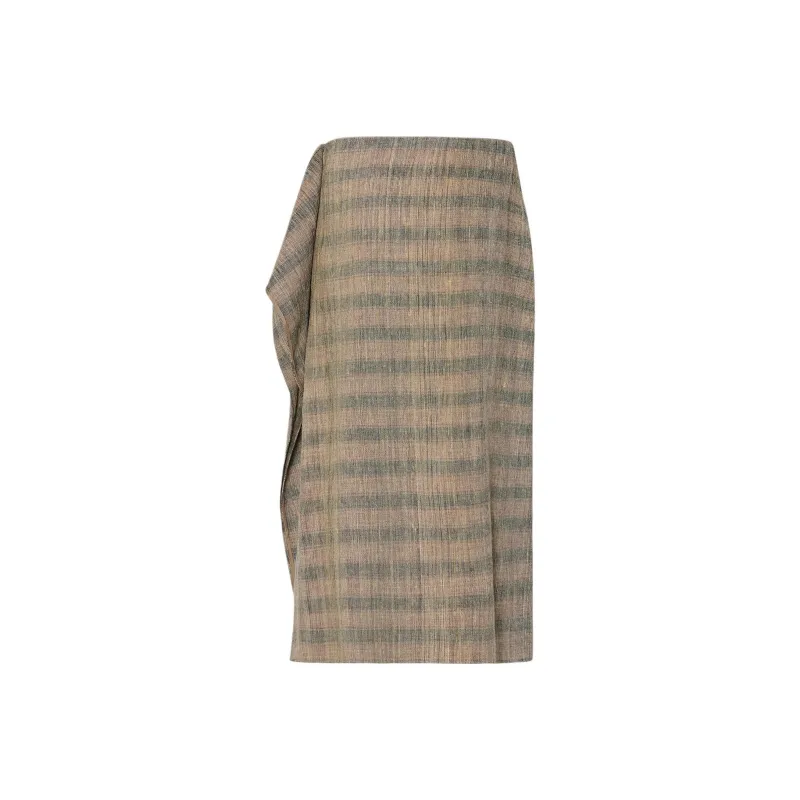 THE ROW Casual Long Skirt Women's Brown Green-1