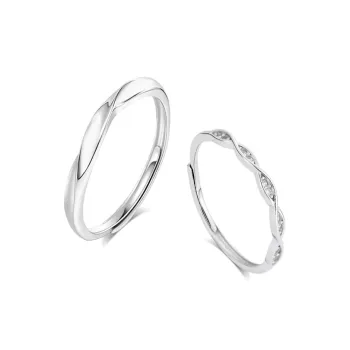 BLANK IN BLANK Sterling Silver Rings Unisex