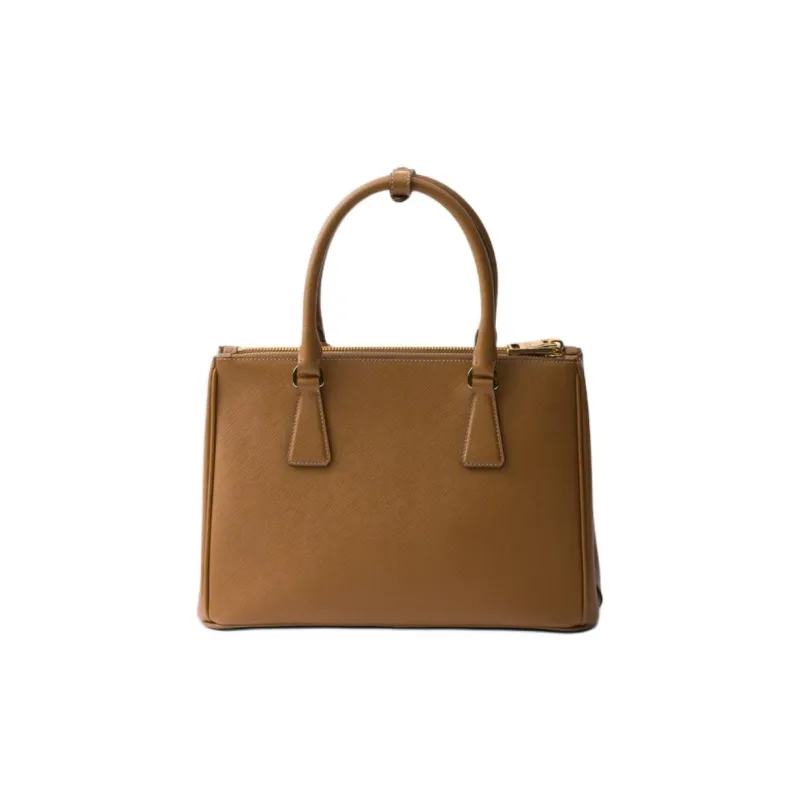 PRADA Galleria Killer Bag Calfskin One Shoulder Handbag Medium Size Women's Caramel-3
