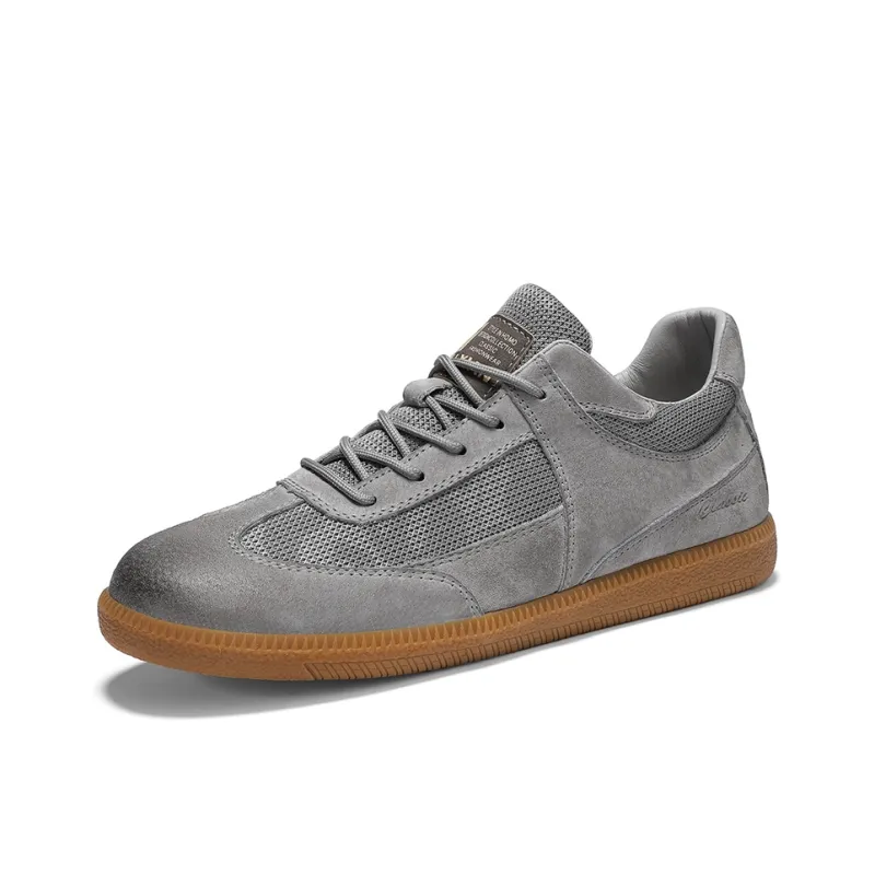 AMICNIEGD Breathable And Wear resistant Low Top Skateboard Shoes Men's-5