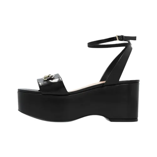 GUCCI One Strap Sandals Women's Black