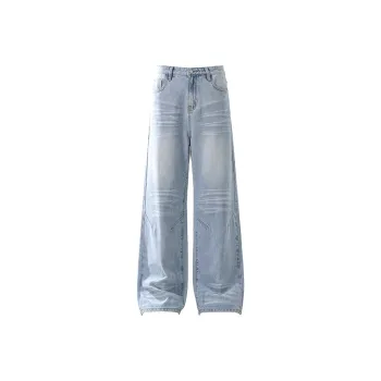 HKRXEC Jeans Men Blue