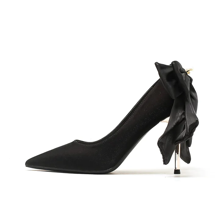 QITUMAUL Slim Heel High Heels Women's-0