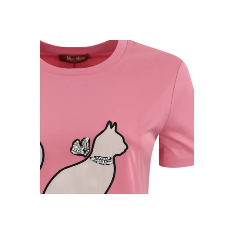 MaxMara Studio Embellished Crewneck T Shirt-3