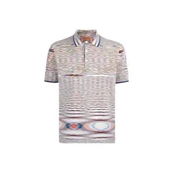 MISSONI Slub Cotton Polo Shirt