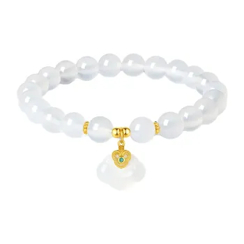 CHINA GOLD Chalcedony Bracelets Women's