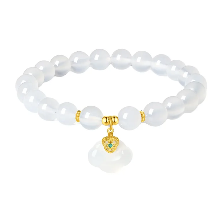 CHINA GOLD Chalcedony Bracelets Women's-0