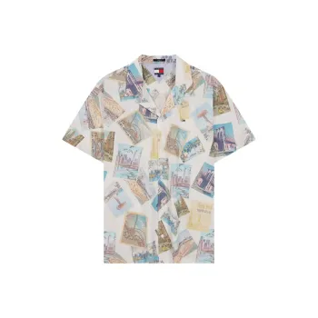 Tommy Hilfiger Shirts Men White Print YBL