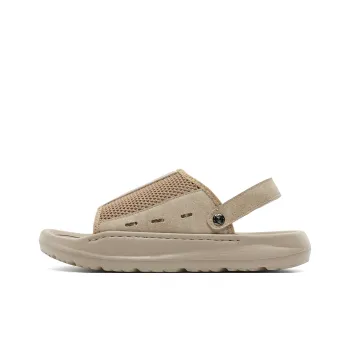 WEISHIBANGWEI Beach Sandals Men's Khaki With White