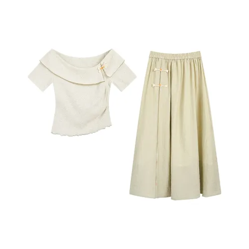 ZIHAN Two Piece Skirt Sets Women's