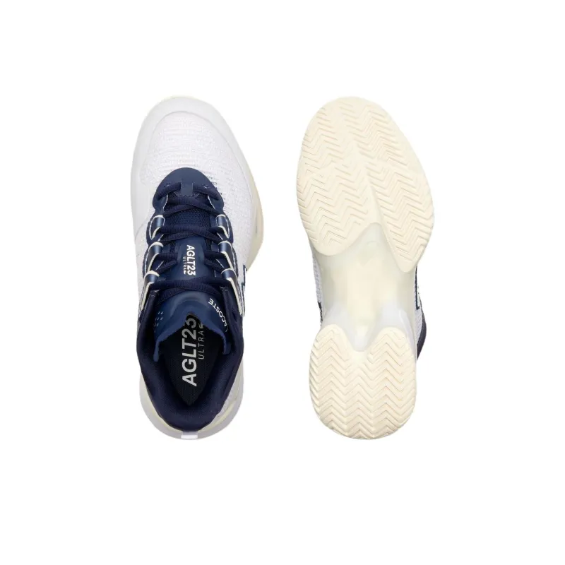 LACOSTE Anti Slip Wear Resistant Low Top Tennis Shoes Women's White-4