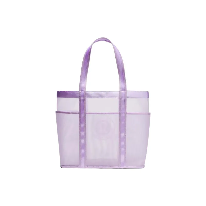 Lululemon Recycled Nylon Tote Bag, Shopping Bag, Handbag Unisex Lavender-1
