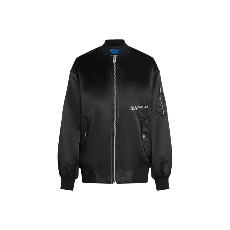 KARL LAGERFELD / Karl Lagerfeld Jeans Satin finish Bomber Jacket-0