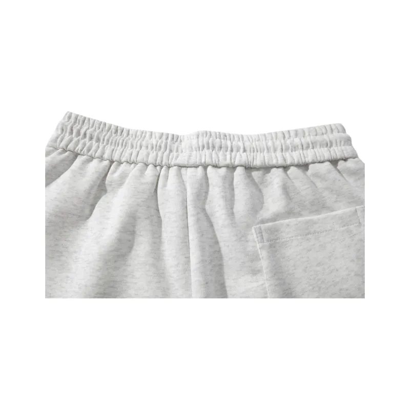 SAME FLOW Casual Pants Unisex White Heather Gray-3